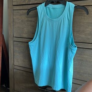 Women's Sleeveless Blue Top